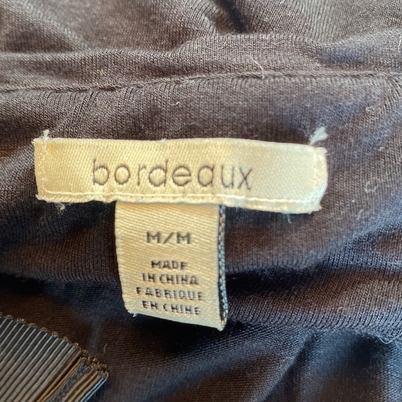 Anthropologie Bordeaux Blue Ruffle Layered Tank Top sz M - Picture 2 of 13